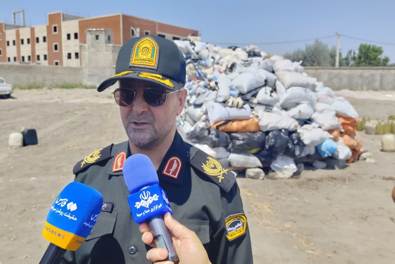 امحای بیش از ۵ تن مواد مخدر در آذربایجانغربی